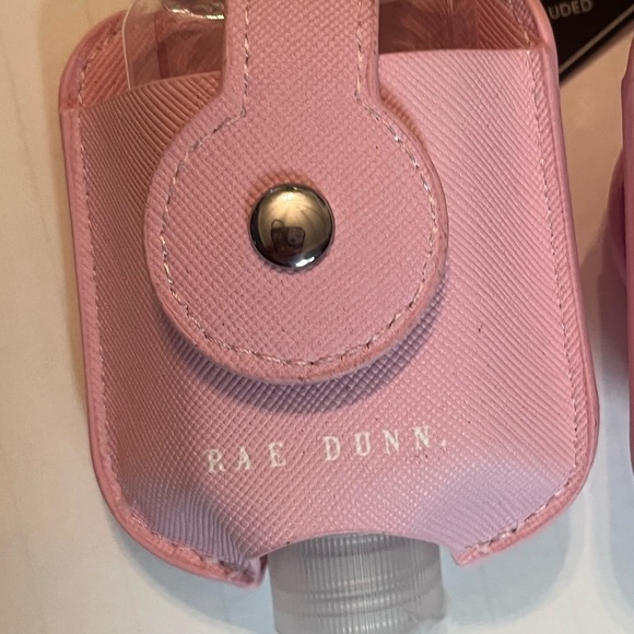 Rae Dunn "FAITH HOPE LOVE" Hand-Sanitizer LOT OF 2 Holder With Travel Bottle - Picture 6 of 7